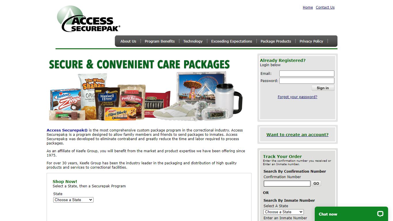 Access Securepak - Middlesex County Package Program - NJ - FAQ's